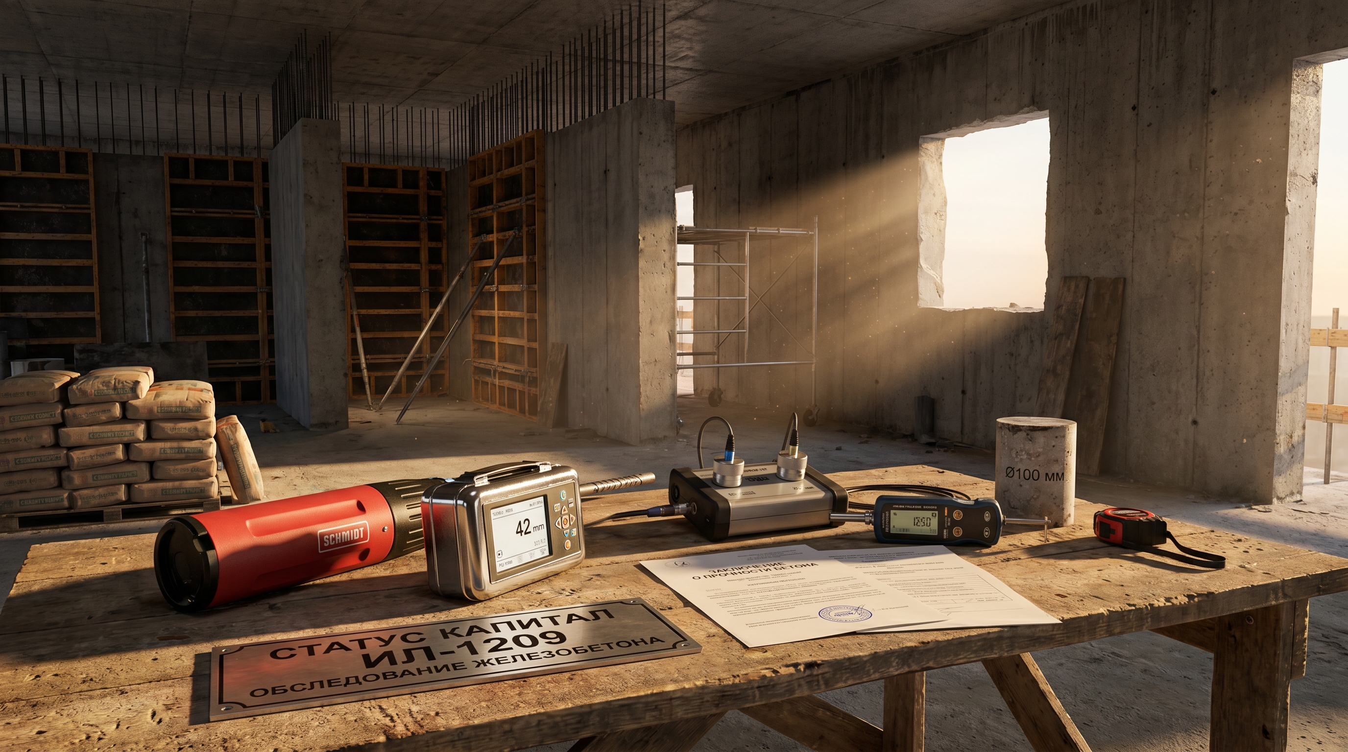 Обследование железобетонных конструкций — заключение лаборатории ИЛ-1209